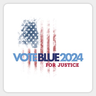 Vote Blue 2024 For Justice Sticker